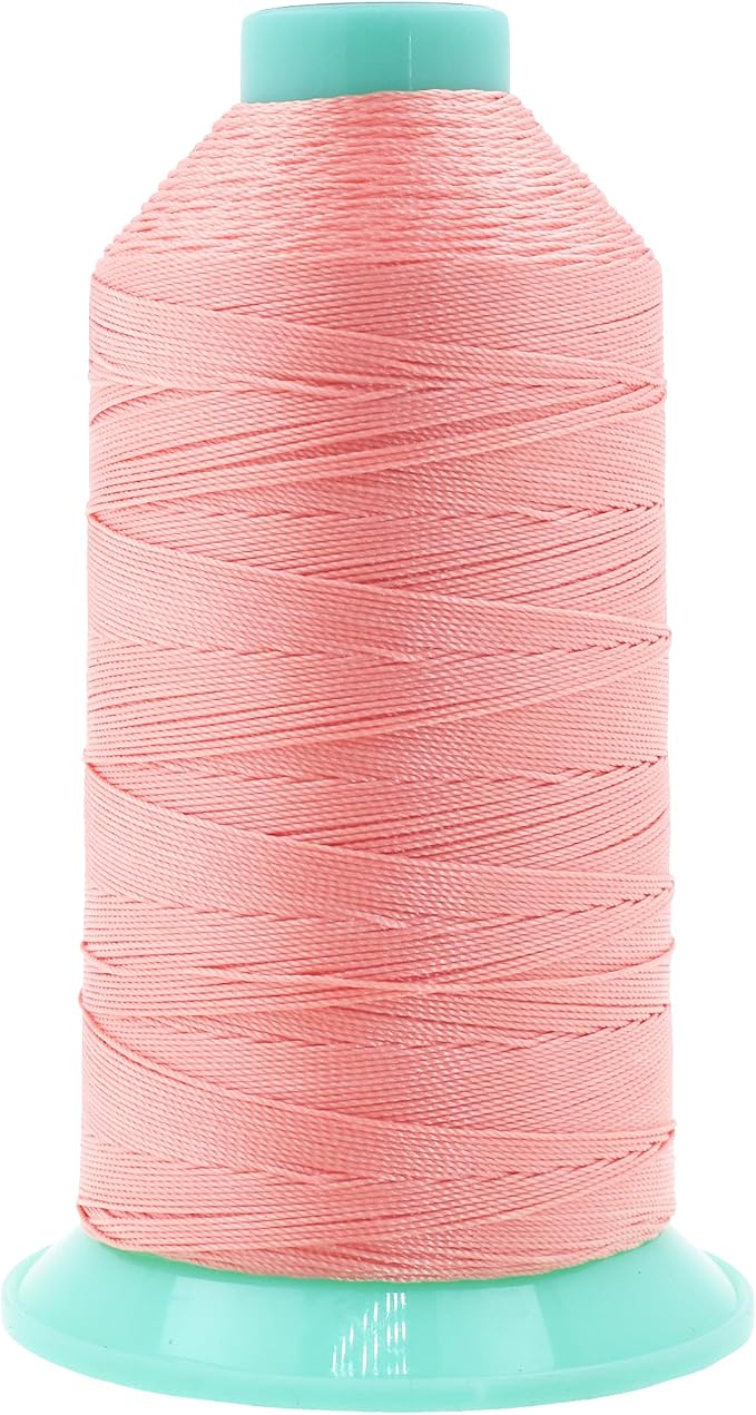 Mandala Crafts Bonded Nylon Thread Blush Heavy Duty Sewing Threads by MandalaCrafts