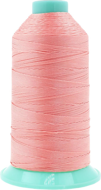 Mandala Crafts Bonded Nylon Thread Blush Heavy Duty Sewing Threads by MandalaCrafts