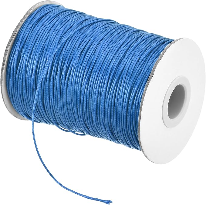 MECCANIXITY Waxed Cord 1mm Waxed Polyester Cord 175 Yard Wax String by MECCANIXITY