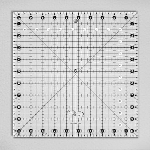 Non-Slip Square Quilt Template Ruler - Image 3