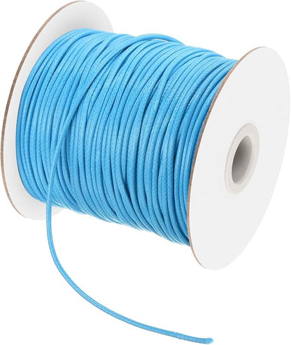 MECCANIXITY Waxed Cord 2mm Waxed Polyester Cord 98 Yard Wax String by MECCANIXITY