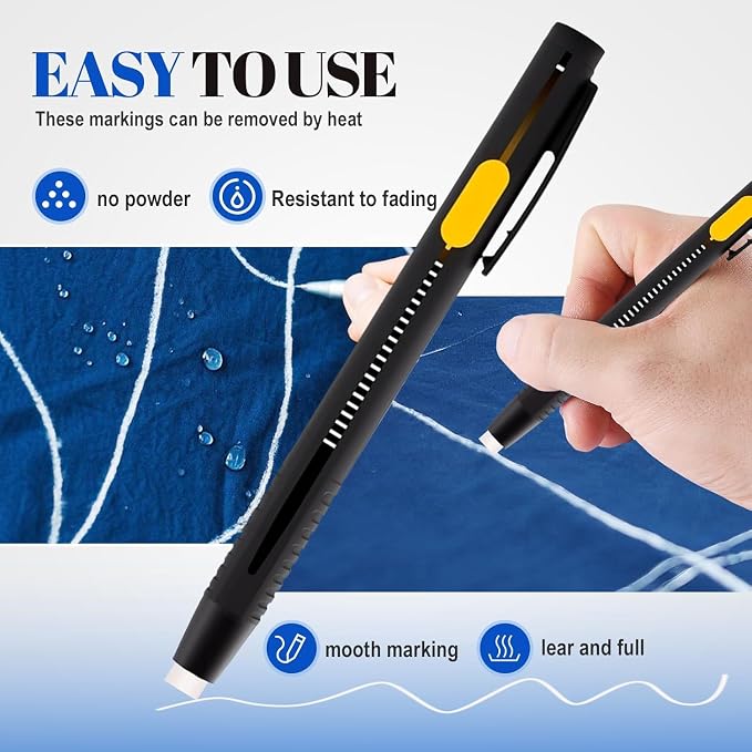 Heat Erasable Fabric Marking Pen Set, 2 Pens - Image 4