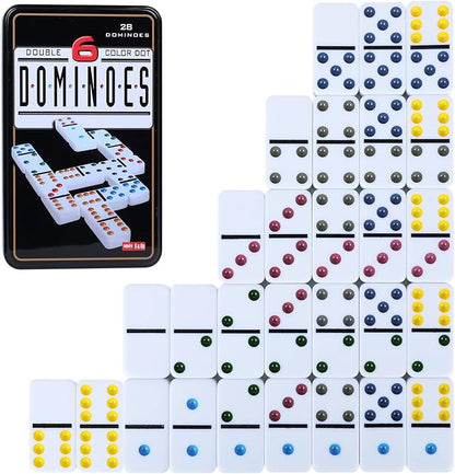 GOTHINK Double 6 Dominos Set for Adults - Image 8