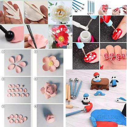 Clay Tools Kit, Pottery Tools Includes Polymer Clay Tools, Sculpting Tools - Image 2