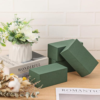 IHDYPPEW 20 PCS Green Floral Foam Blocks, Dry and Wet Florist Foam - Image 4