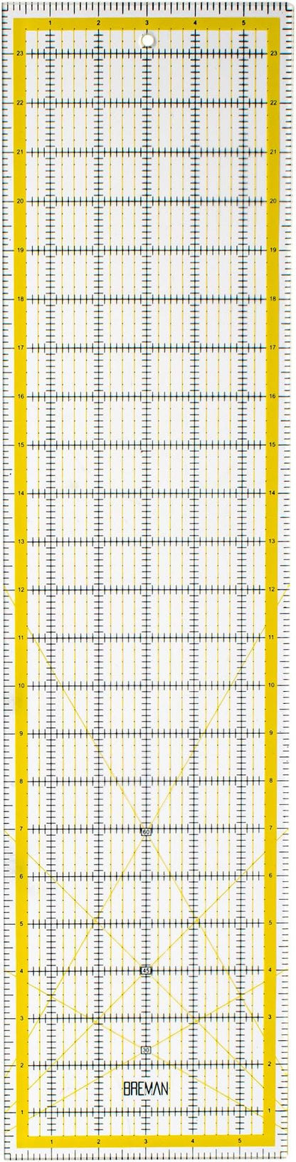 Breman Precision Quilting Rulers – 6x24 Inch Clear Acrylic Rulers by WAPortman