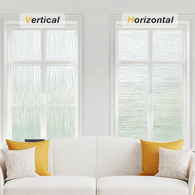 Haton Window Privacy Film, Frosted Glass Privacy Window Clings, Sun Blocking - Image 8