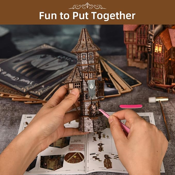 DIY Viking Book Nook Kit, Miniature House Dollhouse Kit - Image 7