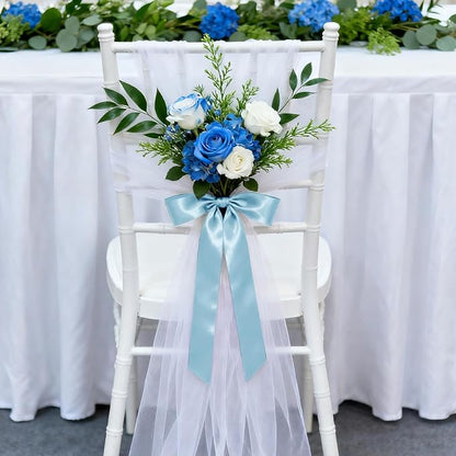 1-1/2 Inch 100 Yards Satin Ribbon Light Blue, Solid Color Fabric Ribbon - Image 5
