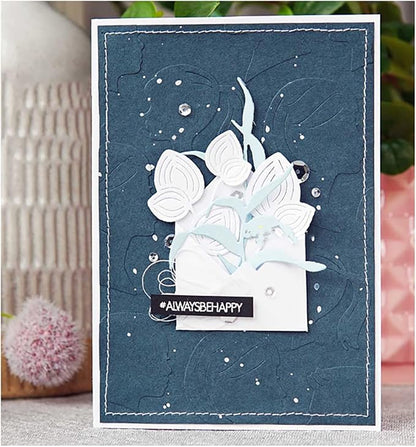 Lapoo Metal Cutting Die for Scrapbooking, 3D Backgrounds Frame New Cutting Dies - Image 2
