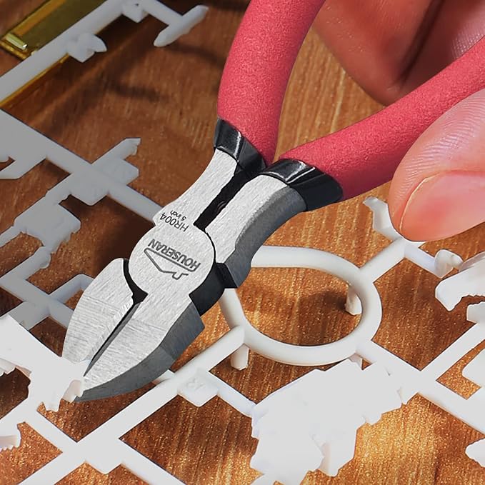5 inch Wire Cutters, 5 Pack Diagonal Cutters, Side Cutters, Wire Cutter Set - Image 7
