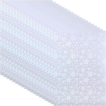 PATIKIL 8.3x5.8" Holographic Sticker Paper, 20Sheets A5 Polypropylene by PATIKIL