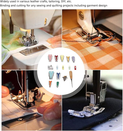Asixxsix Bias Tape Maker Kit, 9 Sizes Bias Tape Maker - Image 2
