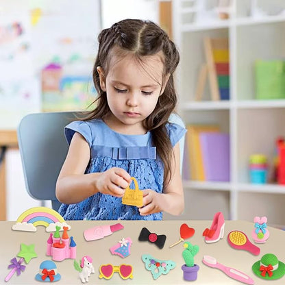 72 Pcs Erasers for Kids, Mini Pencil Eraser Bulk Classroom Prizes, Fun Puzzle - Image 6