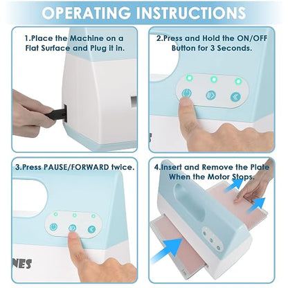 Electric Die Cut Machine for Starter Kit, 9 inch Opening Electric Embossing - Image 6