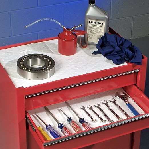 PIG Oil Absorbing Mat Pad in Dispenser Box Absorbs Oil and Fuel Repels Water - Image 2