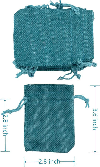 Palmhomee Pack of 25 Burlap Gift Bags - Image 3