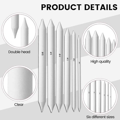 18Pcs Blending Stumps for Drawing, Paper Art Blenders, Art Blending Pencils - Image 4