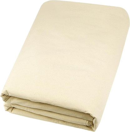 HOTGODEN Medium Weight 100% Cotton Muslin Fabric: 63 inch x 10 Yards Unbleached by HOTGODEN