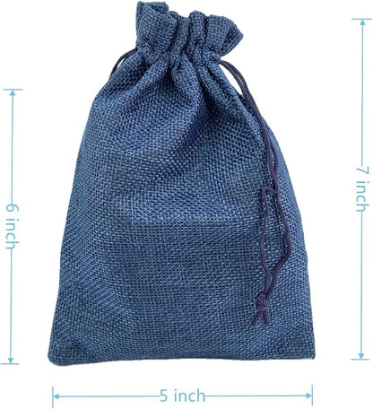 Palmhomee Pack of 25 Burlap Gift Bags - Image 3