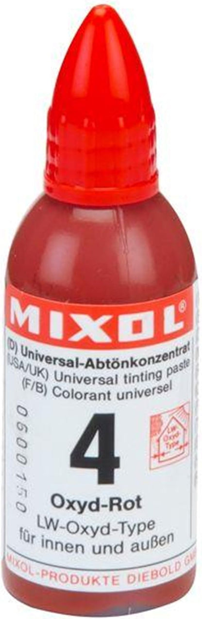 Mixol Universal Tints, Oxide Red, 20 Ml by SoloGuitars
