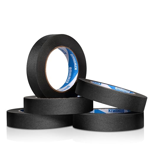 Black Painters Tape, DIY Crafting, Decoration and School Projects by KIWIHUB