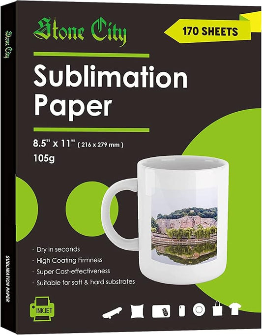 Stone City Sublimation Paper 170 Sheets 105g by StoneCity