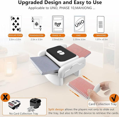 Automatic Card Shuffler，Rechargeable One-Click Card Shuffler - Image 3