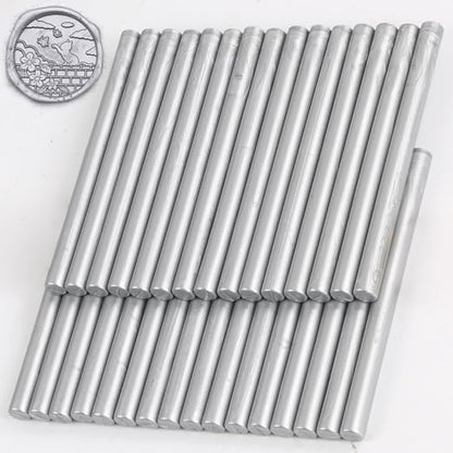 Silver Wax Seal Sticks, HOSEALING Glue Gun Wax Seal Sticks by HOSEALING