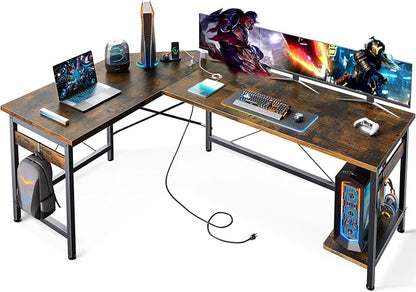 Coleshome 59" L Shaped Gaming Desk by Coleshome