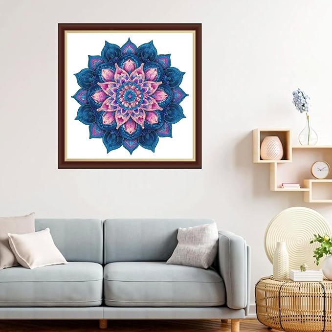 Wooden Puzzles for Adults, Mandela Lotus Adult Puzzles 192 Pieces, Wooden - Image 5