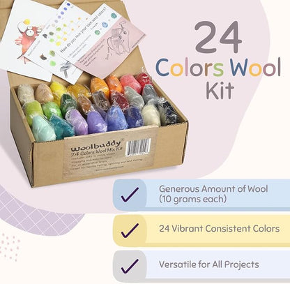 Woolbuddy Felting Wool Kit - Image 4