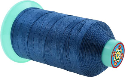 Mandala Crafts Bonded Nylon Thread Airforce Blue Heavy Duty Sewing Threads - Image 2