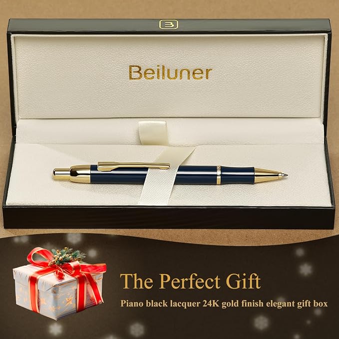 BEILUNER Luxury Gel Pen with 24K Gold Electroplating Finish, Luxury Grade - Image 7