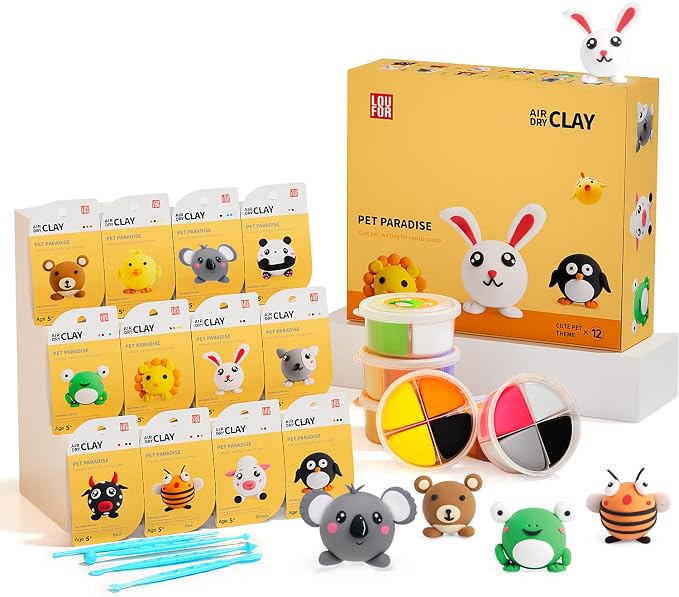 Air Dry Clay Kits by LOUFOR-THENOBILITYINCLAY