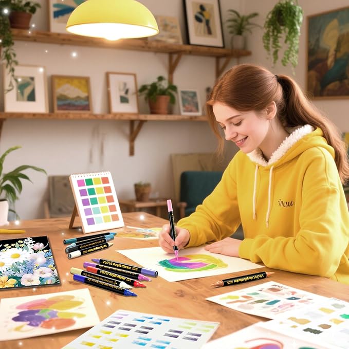 VOKART 60 Colors Acrylic Paint Markers - Image 7