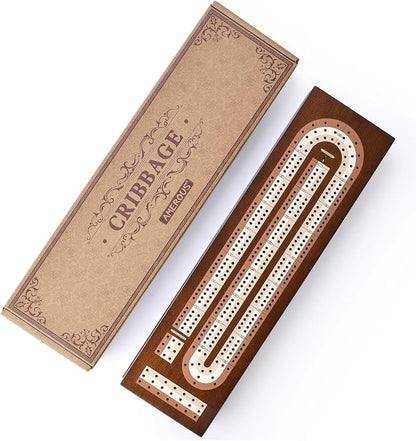 AMEROUS Wooden Cribbage Board Game Set - Image 8