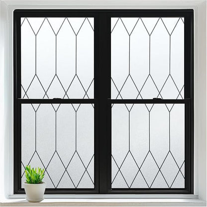 rabbitgoo Window Privacy Film for Glass Windows, Frosted Glass Cling by rabbitgoo