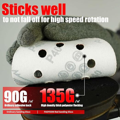 Sanding Disc 5 Inch 8 Hole, Sandpaper - Image 4