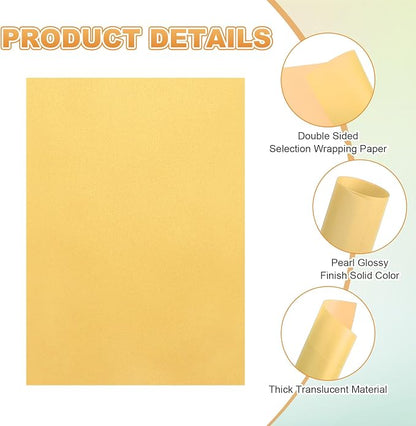 MECCANIXITY 100 Sheet Colored Vellum Paper 5.9" x 8.3", 100gsm Translucent - Image 3