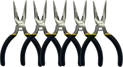 BOOSDEN 5" Small Needle Nose Pliers, Mini Needle Nose Pliers, Micro Needle Nose by BOOSDENMakingYourLifeEeasier