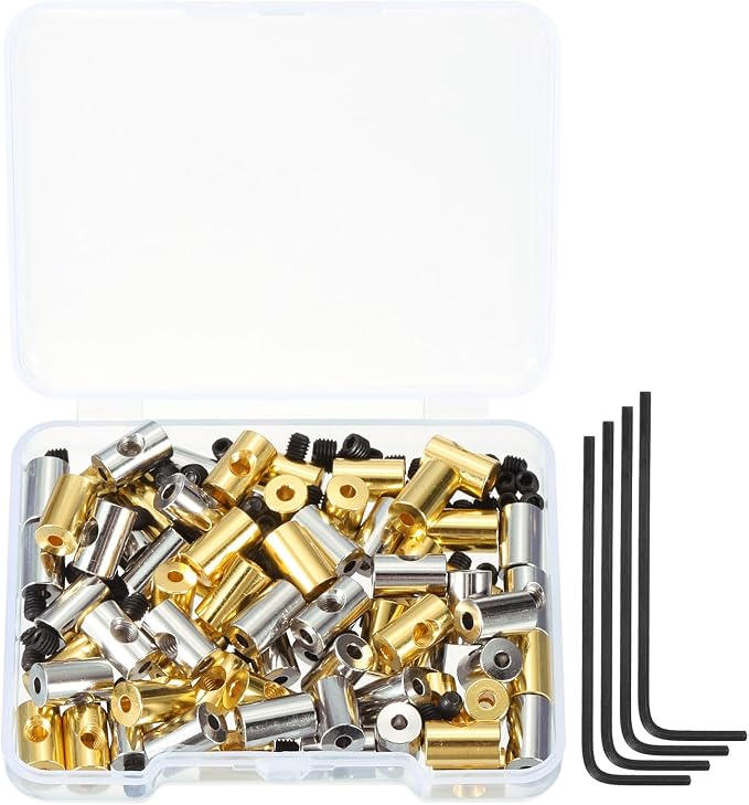 MECCANIXITY 70 Pcs Metal Locking Pin Backs, Locking Pin Keepers Clasp 9mm by MECCANIXITY