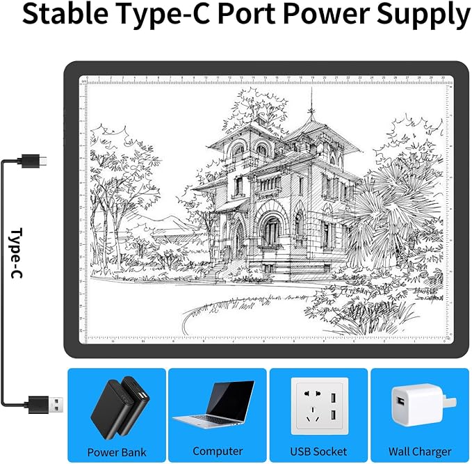 TOHETO A4 Light Board with Bag for Diamond Painting, Super Bright Magnetic - Image 8