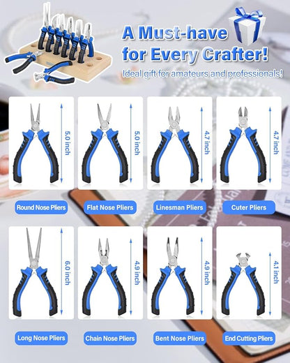 Toolour Jewelry Pliers Set Jeweler Making Tools Kit - Image 3