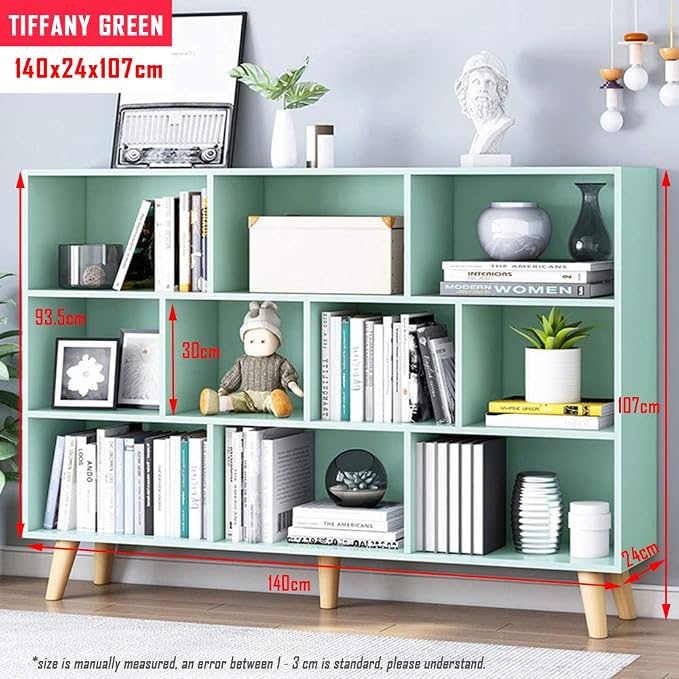 IOTXY Wooden Open Shelf Bookcase - Image 2