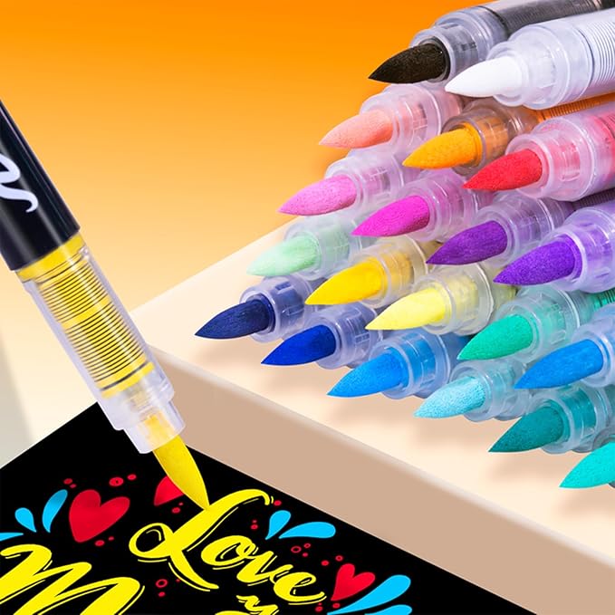 Guangna Acrylic Paint Markers, 60 Colors - Image 2