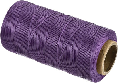 MECCANIXITY Waxed Thread, 284 Yard 0.8mm 150D Flat Wax Thread Polyester Waxed by MECCANIXITY