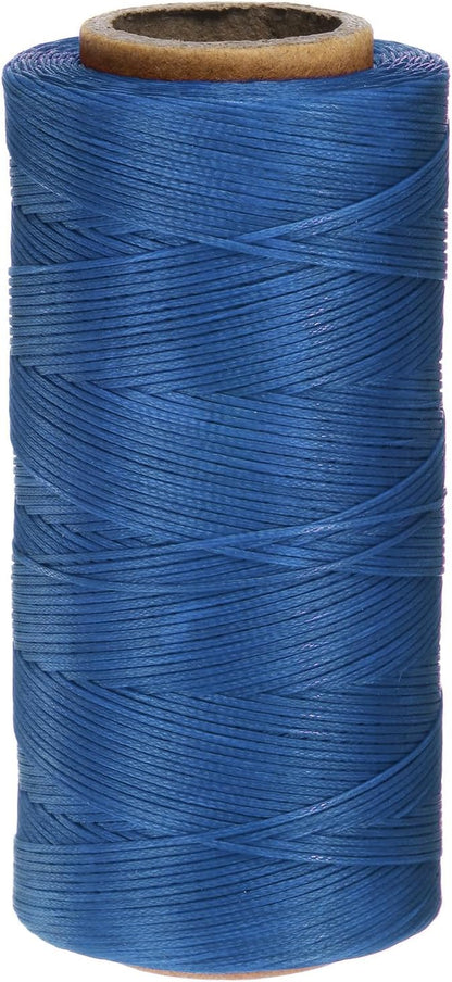 uxcell Leather Sewing Waxed Thread, 284 Yards / 260m 0.8mm 150D Flat Polyester by uxcell