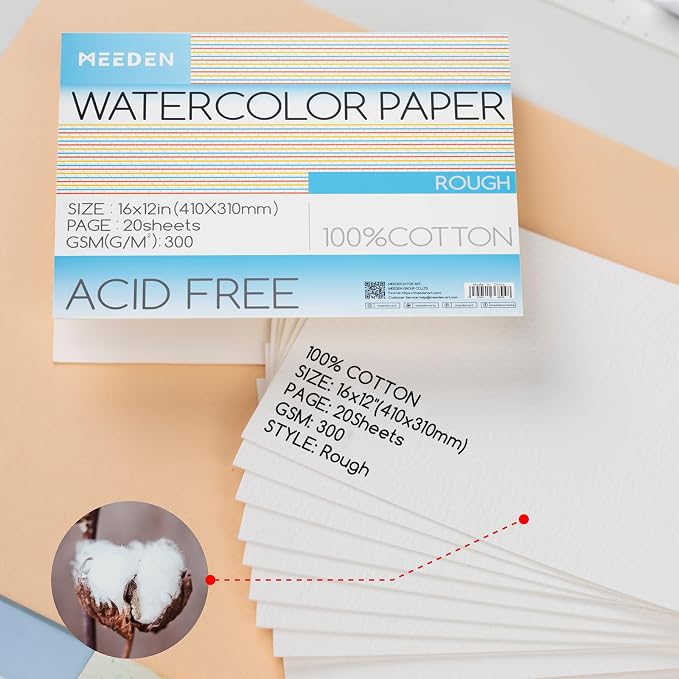 MEEDEN Watercolor Paper Block - Image 2