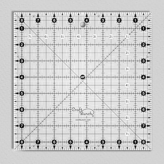 Non-Slip Square Quilt Template Ruler - Image 3